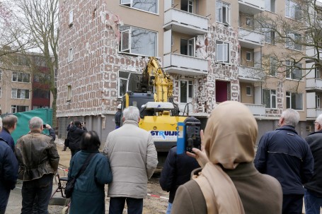 start sloop tien woongebouwen aan de Colijnstraat