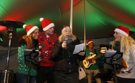 Christmas sing-a-long Groot succes