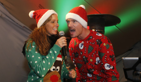 Christmas sing-a-long Groot succes