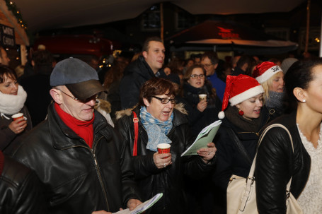 Christmas sing-a-long Groot succes