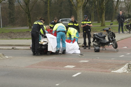 Twee gewonden bij scooterbotsing in Zwijndrecht (3)