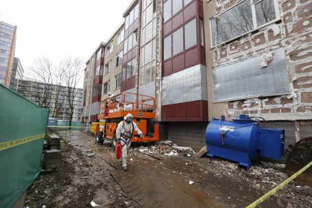 Colijnstraat-asbest verwijderd-flat