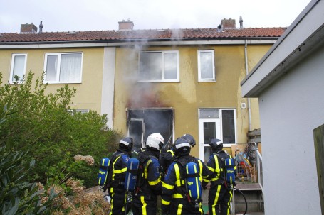 Uitslaande brand woning