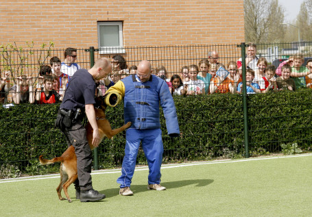 Politiedemonstraties Johan Friso School3