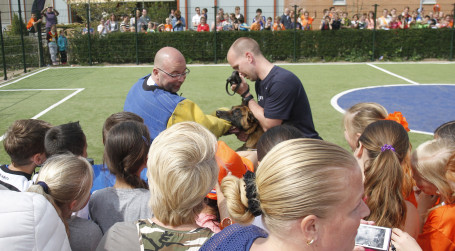 Politiedemonstraties Johan Friso School2