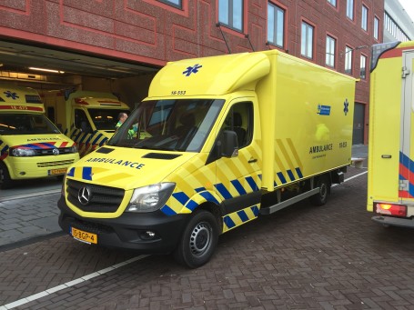 Nieuw logistiek voertuig Ambulancedienst